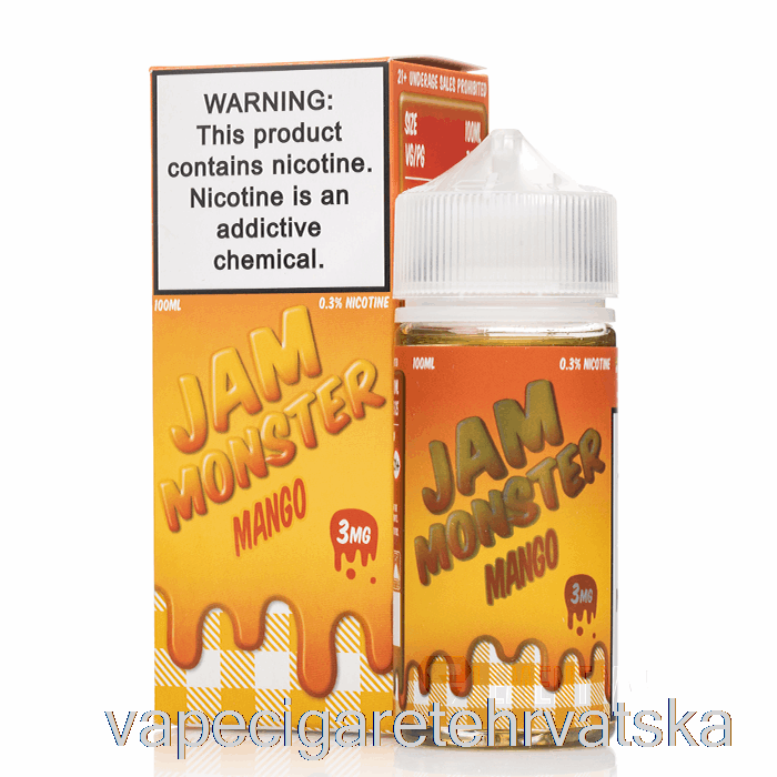 Vape Cigarete Mango - Džem Monster Tekućina - 100ml 3mg